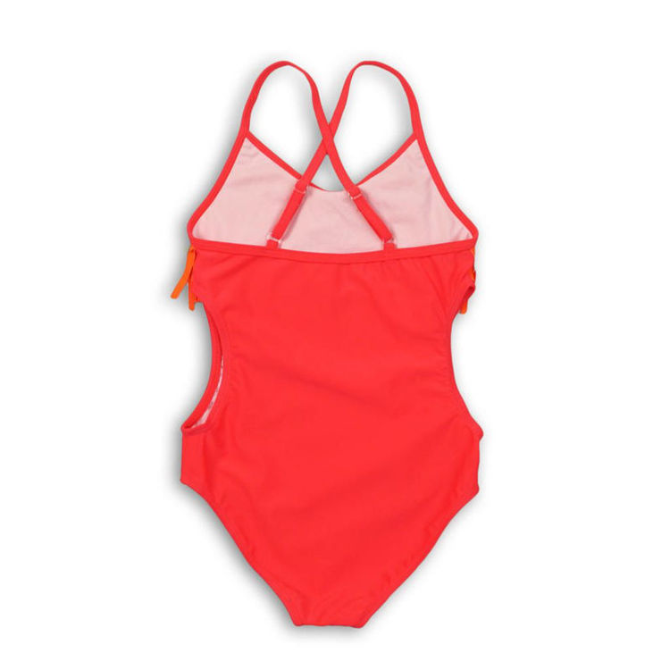 Picture of SWIM11-Girls one-piece swimsuit, Minoti - CORAL